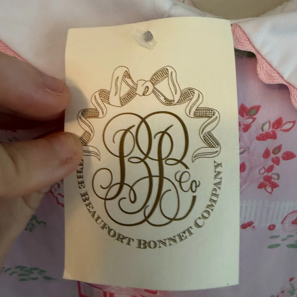 The Beaufort Bonnet Company Town and Toile Apron Dress with White Top